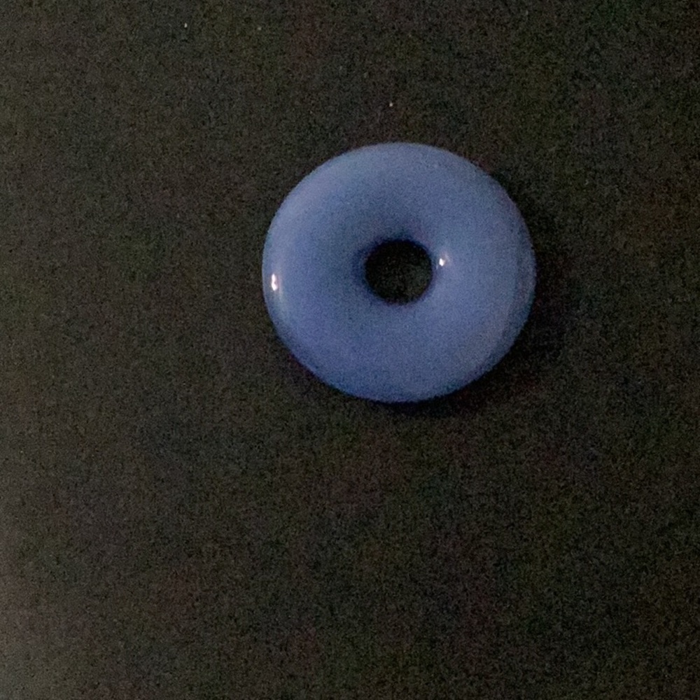 Chic Blue Circular Pendant